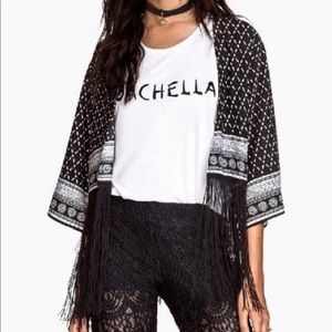H&M Coachella Collection Frilled Kimono